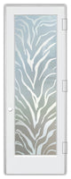 Interior Prehung Door or Interior Slab Door - Tiger Stripes - Primed - 28" x...