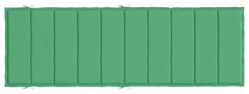 vidaXL Sun Lounger Cushion Green 186x58x4cm Oxford Fabric