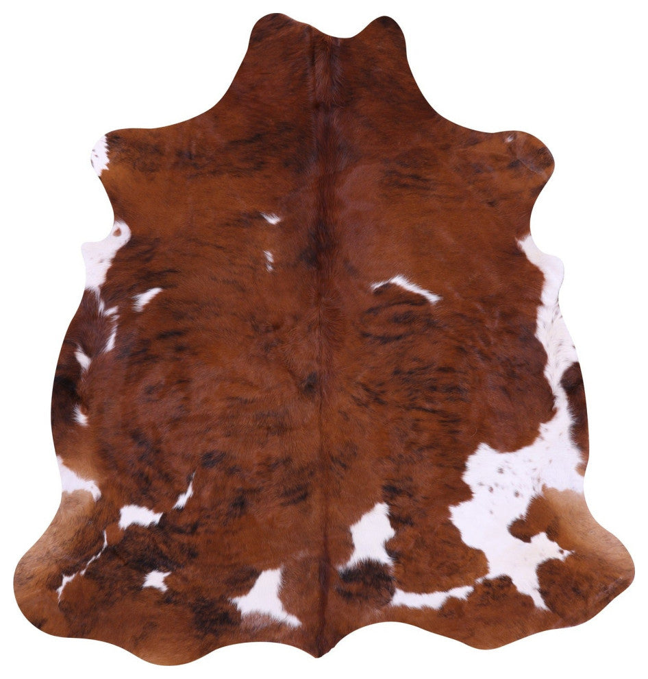 Organic Natural Hair-On Cowhide Area Rug 5' 10" X 5' 7" C2042