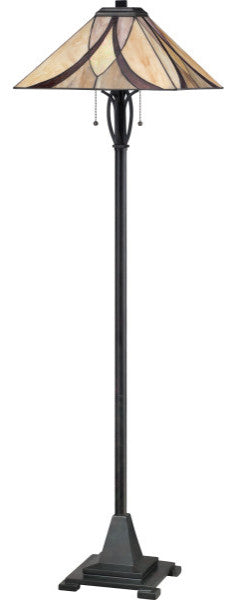 Quoizel TFAS9360VA Two Light Floor Lamp Asheville Valiant Bronze