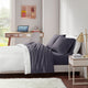 Intelligent Design Cotton Blend Jersey Knit All Season Sheet Set, Dark Grey