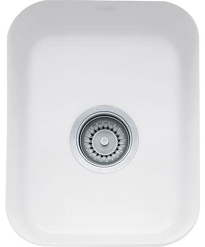 Franke CCK-110-13 Cisterna 14-9/16" Single Basin Undermount - White