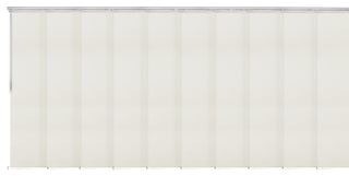 Fidel 10-Panel Track Extendable Vertical Blinds 120-218"W