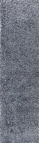 Mercer Shag Plush Area Rug, Denim Blue, 2 X 8