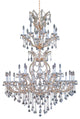 Artistry Lighting Alexandria Collection Hanging Crystal Chandelier 48x68, Gold