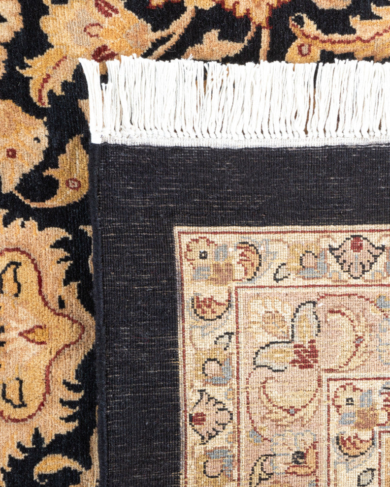 Mogul, One-of-a-Kind Hand-Knotted Area Rug Black, 12' 4" x 18' 7"