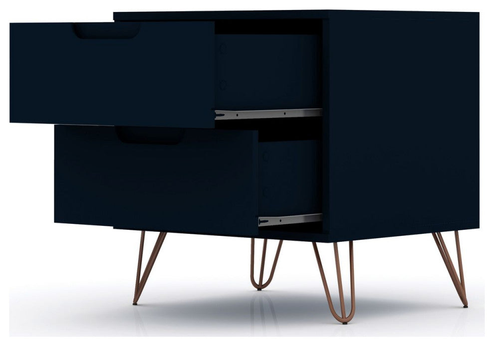 Rockefeller 2.0 Nightstand, Tatiana Midnight Blue