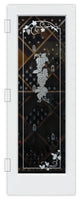 Wine Door - Grapes Strand Grape Ivy - Primed - 28" x 84" - Book/Slab Door