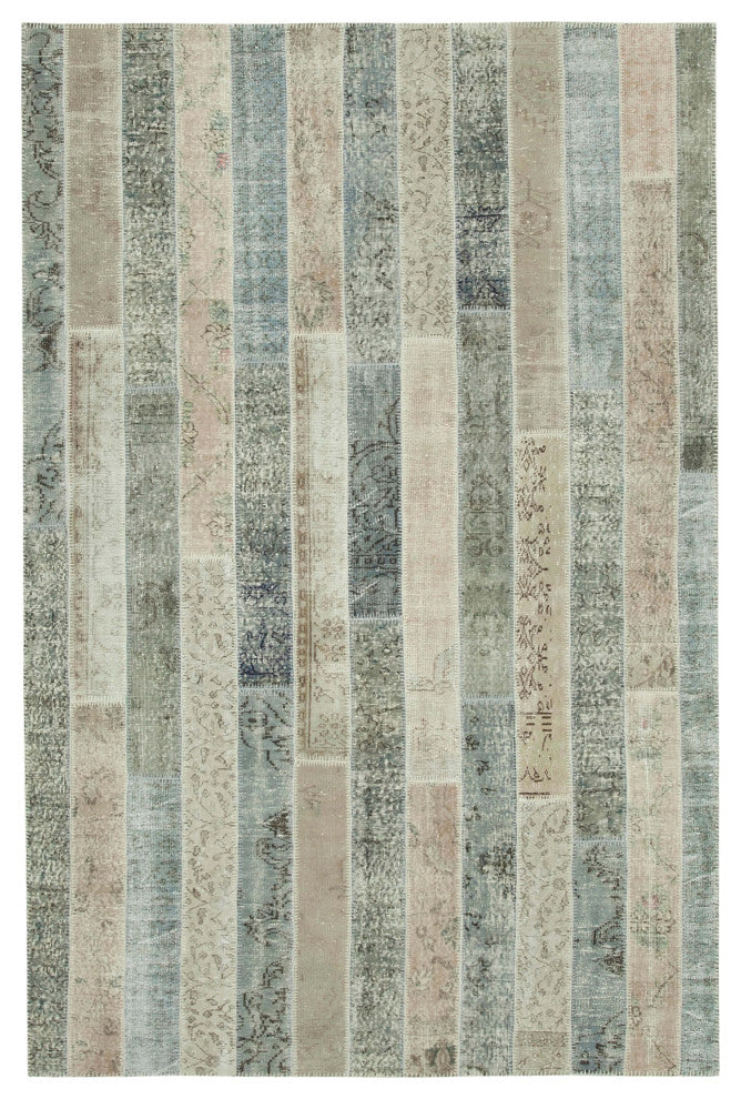 Rug N Carpet - Handwoven Anatolian 6' 8" x 10' 0" Antique Patchwork Area Rug