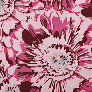 Big Flowers Decorative Throw Pillow, Pink, 14"x20"