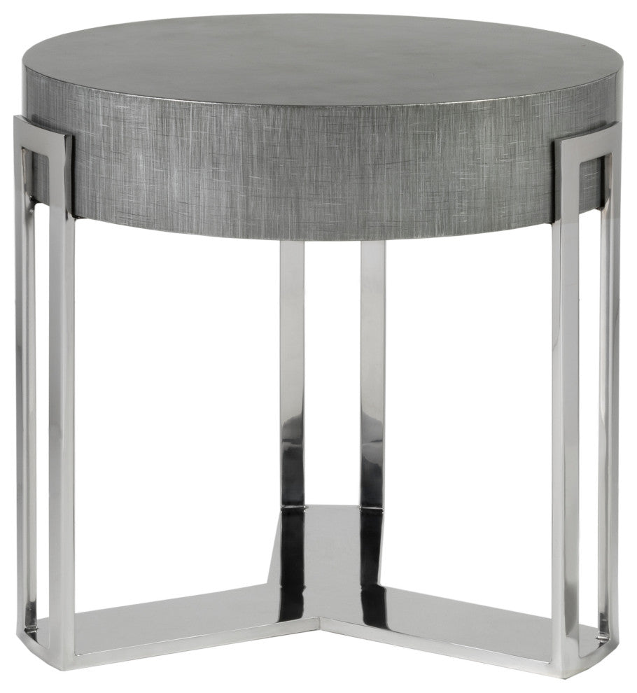 Iridium Round End Table