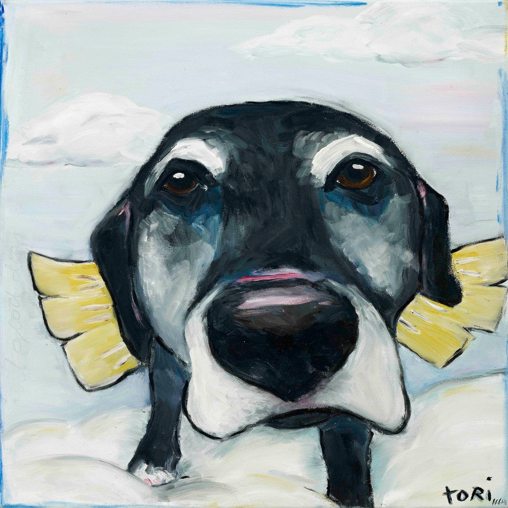 "All Good Dogs" Painting Print on Canvas by Tori Campisi