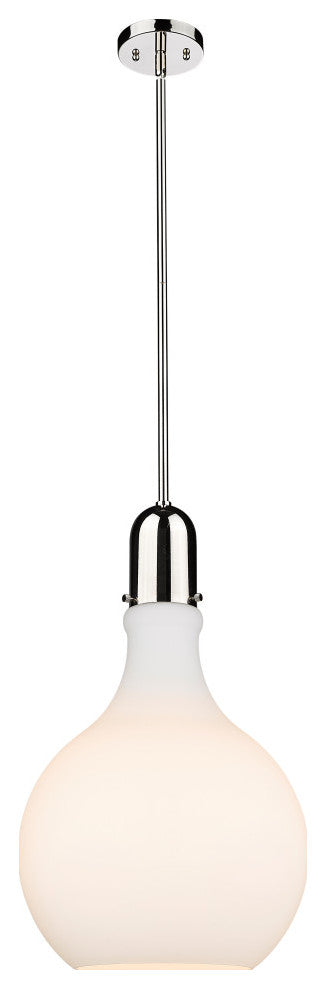 Innovations 492-1S-PN-G581-14-LED Amherst 1 Light Pendant Polished Nickel