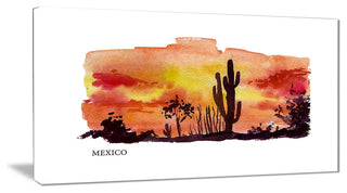 "Mexico Vector Illustration" Canvas Print