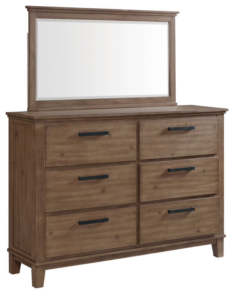 Picket House Jaxon King Storage 5 Piece Bedroom Set, Gray
