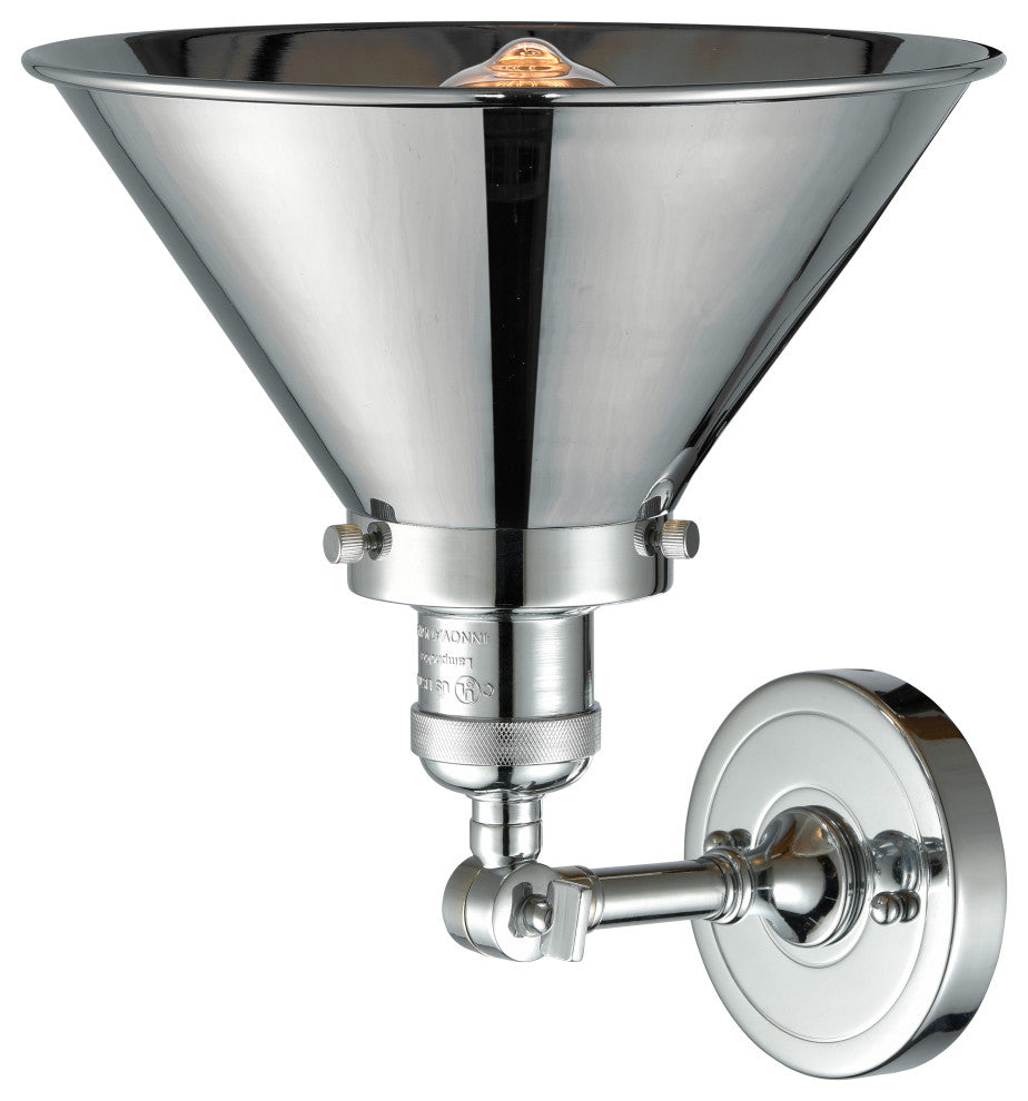 Briarcliff 1-Light Sconce, Polished Chrome