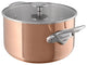 Mauviel M''3S Copper Stewpan With Lid & Cast Stainless Steel Handles, 6.1-qt
