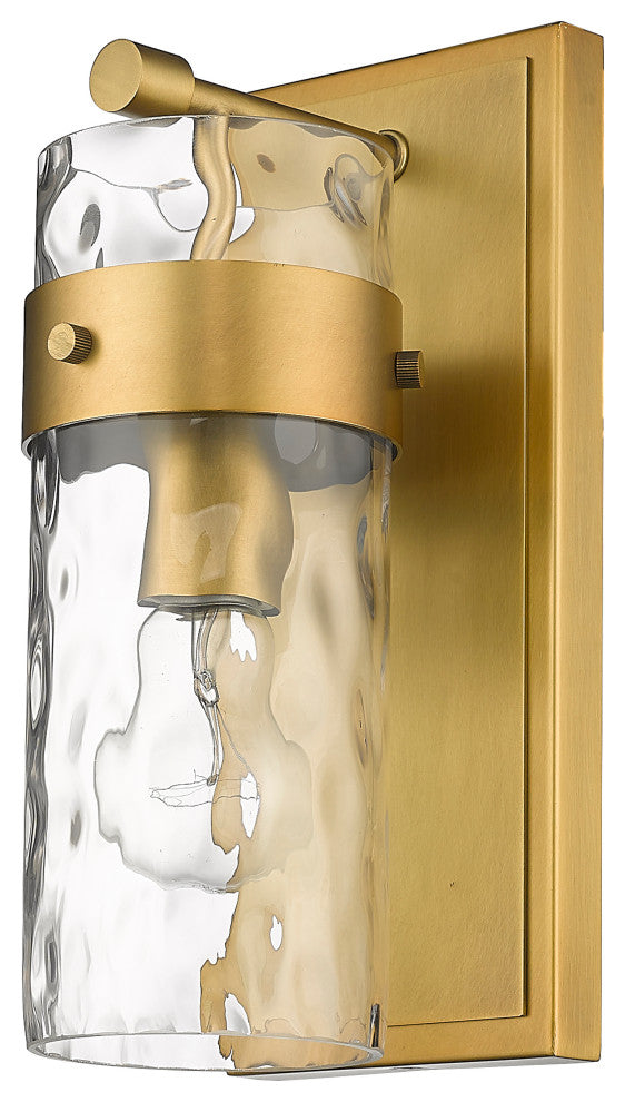 Zlite 3035-1V-RB 1-Light Vanity, Clear
