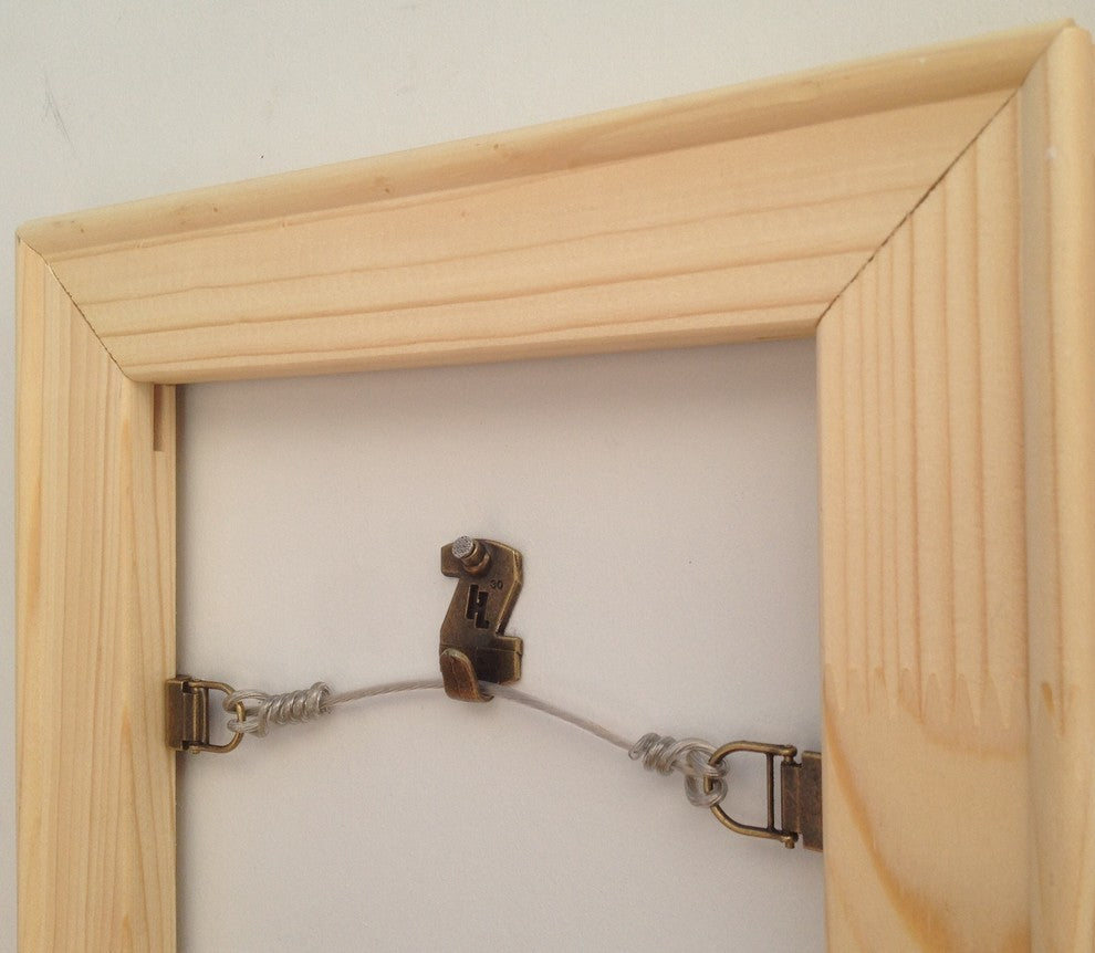 HangZ 25lb. Canvas Flat Wire 1 Hole D Ring, 50-Pack