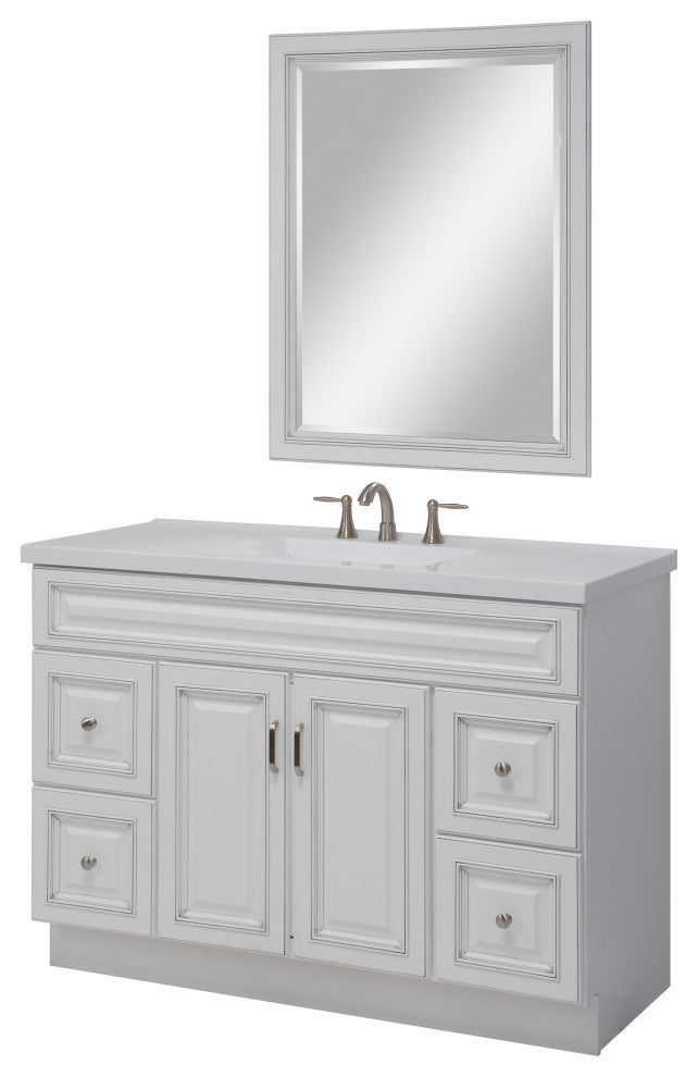 Riley 48" 2 Doors, 4 Drawer Vanity
