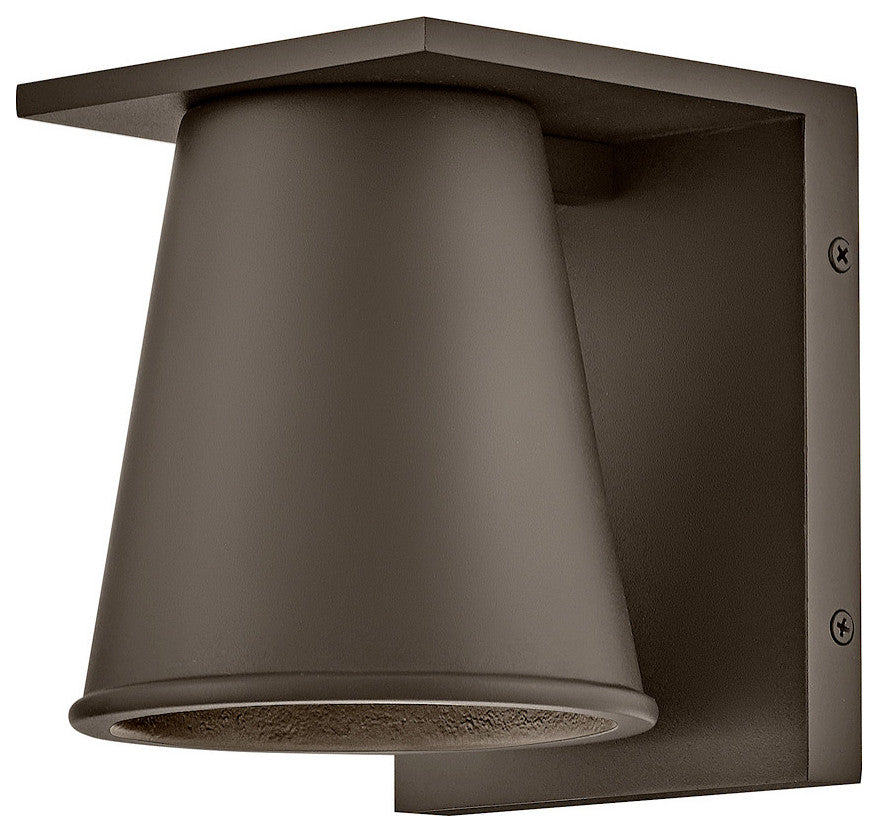 Hinkley Hans Extra Small Wall Mount Lantern, Architectural Bronze