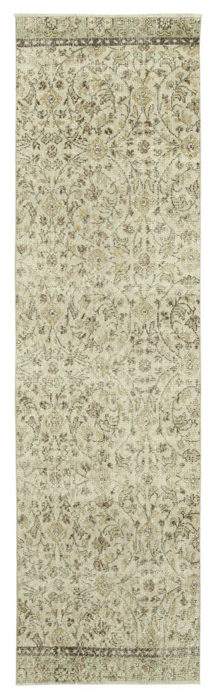 Rug N Carpet - Hand-knotted Anatolian 2' 7" x 9' 6" Wool Kitchen Runner Rug