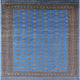 Ahgly Company Indoor Square Mid-Century Modern Area Rugs, 7' Square