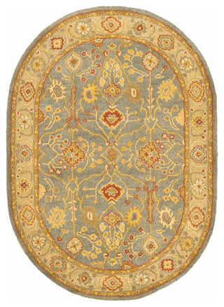 Safavieh Antiquities at314a Rug, Blue/Ivory, 8'0"x8'0" Round