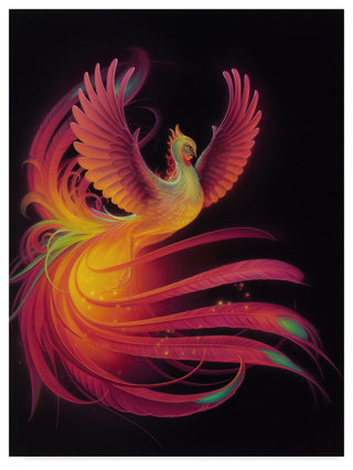Kirk Reinert 'Phoenix' Canvas Art, 24"x18"