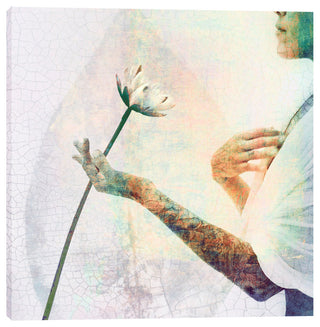 "Knowledge From The Heart" Giclee Canvas Wall Art, 37"x37"