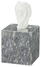 Myrtus Collection Cloud Gray Marble Tissue Box Holder