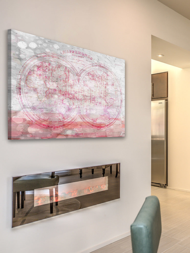 "Flash of Pink" Fine Art Canvas Print, 36"x24"
