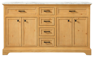 Home Living 21.5" Transitional Natural Wood-Light Bathroom Vanity