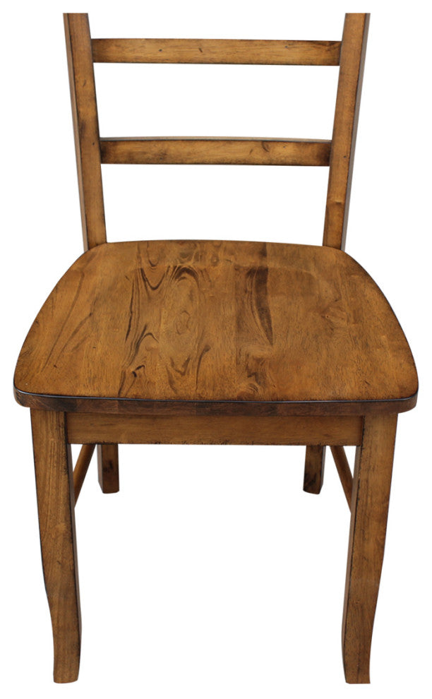 Set of Two Madrid Chairs, Pecan