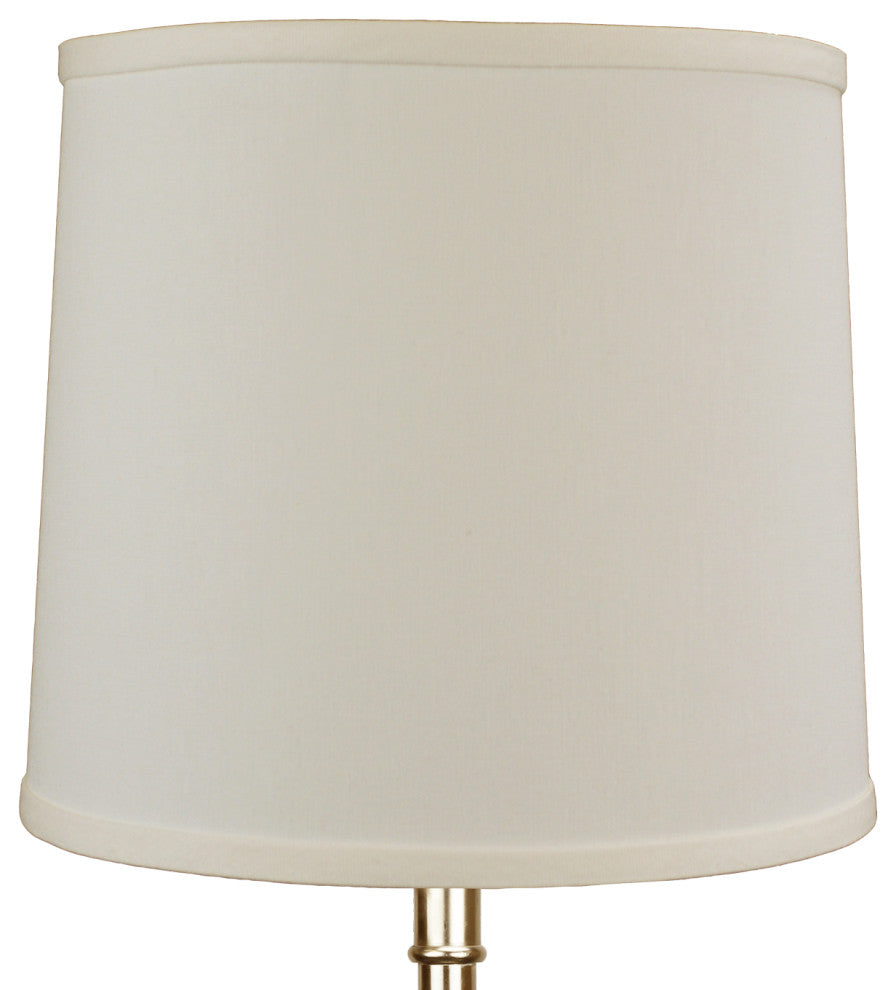 Fenchel Shades 10"x11"x10" Spider Attachment Empire Lamp Shade, Linen Cream