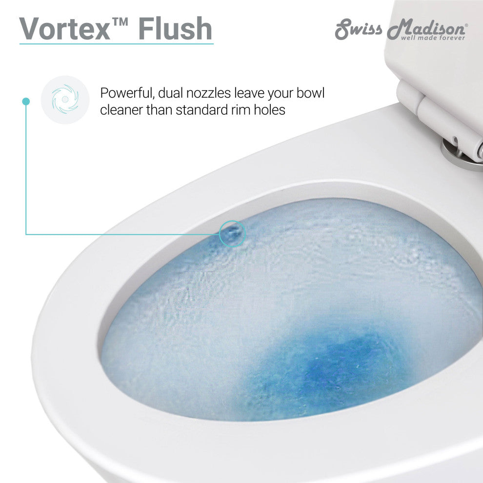 St. Tropez One-Piece Elongated Toilet Side Flush 1.28 gpf