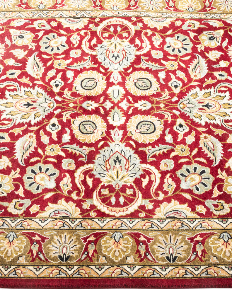 Mogul, One-of-a-Kind Hand-Knotted Area Rug Red, 3'2"x5'4"