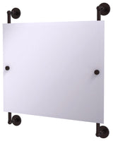Prestige Skyline Landscape Frameless Rail Mounted Mirror, Antique Bronze