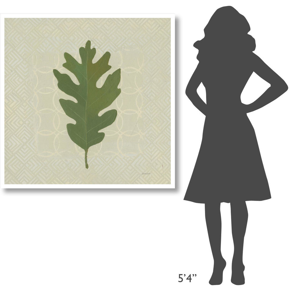 "Forest Leaves II no Lines" Digital Paper Print by Kathrine Lovell, 42"x42"