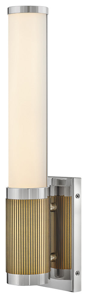 Hinkley Zevi Medium Led Vanity, Polished Nickel