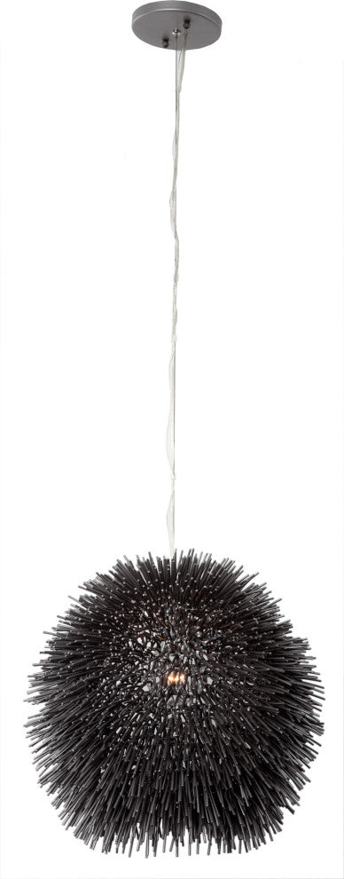 Varaluz Urchin 1-Lt Mini Pendant - Painted Chrome