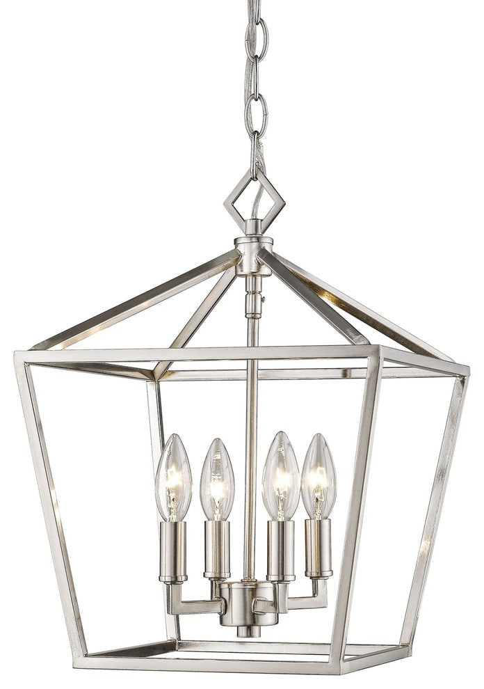 Millennium Lighting Corona Pendant, Satin Nickel