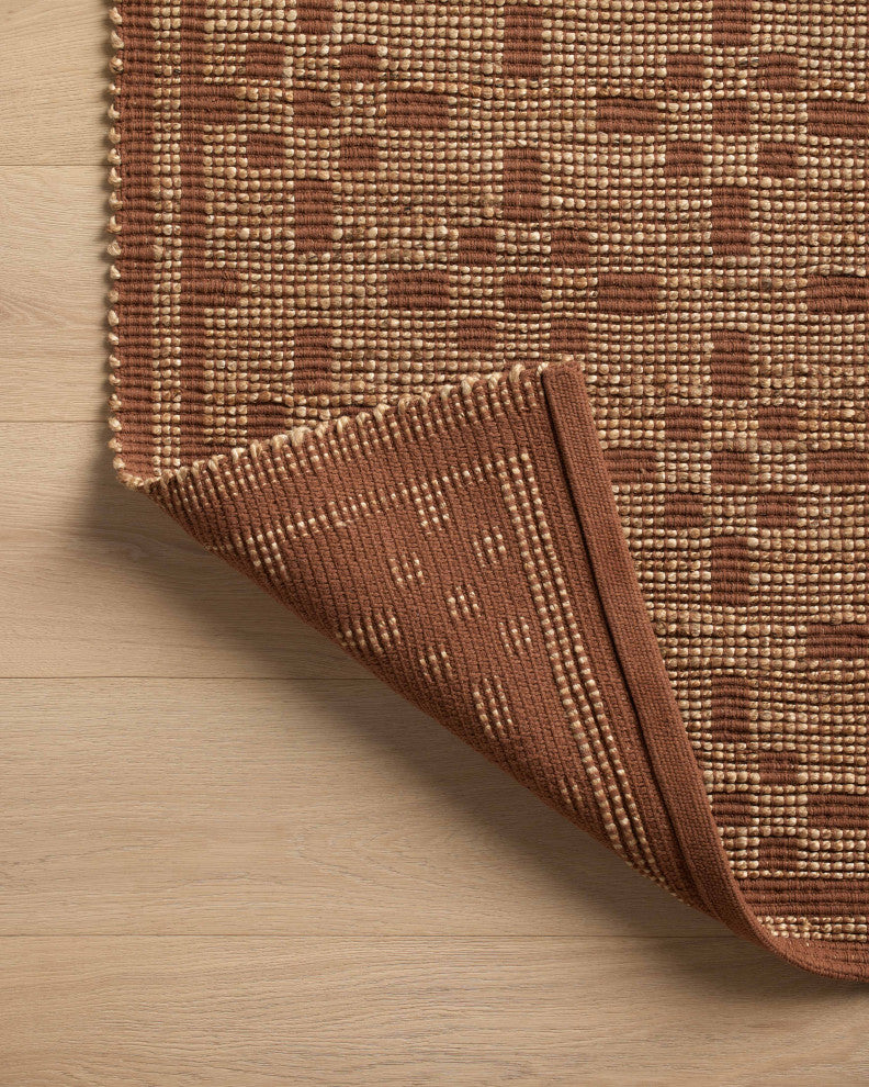 Chris Loves Julia x Loloi Judy Natural / Spice 7'-9" x 9'-9" Area Rug