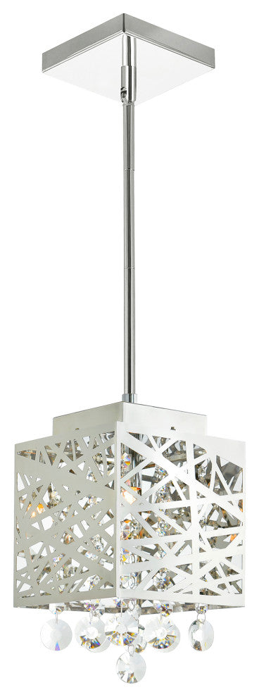 Eternity 1 Light Pendant With Chrome Finish