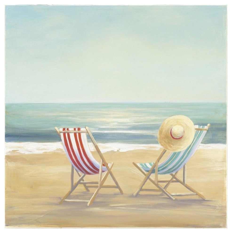 "The Simple Life" Digital Paper Print by Julia Purinton, 38"x38"