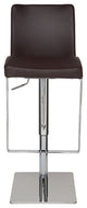 Matteo Leather Adjustable Bar Stool, Brown