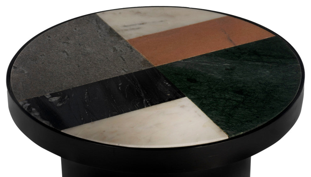 Binocular Metal Side Table