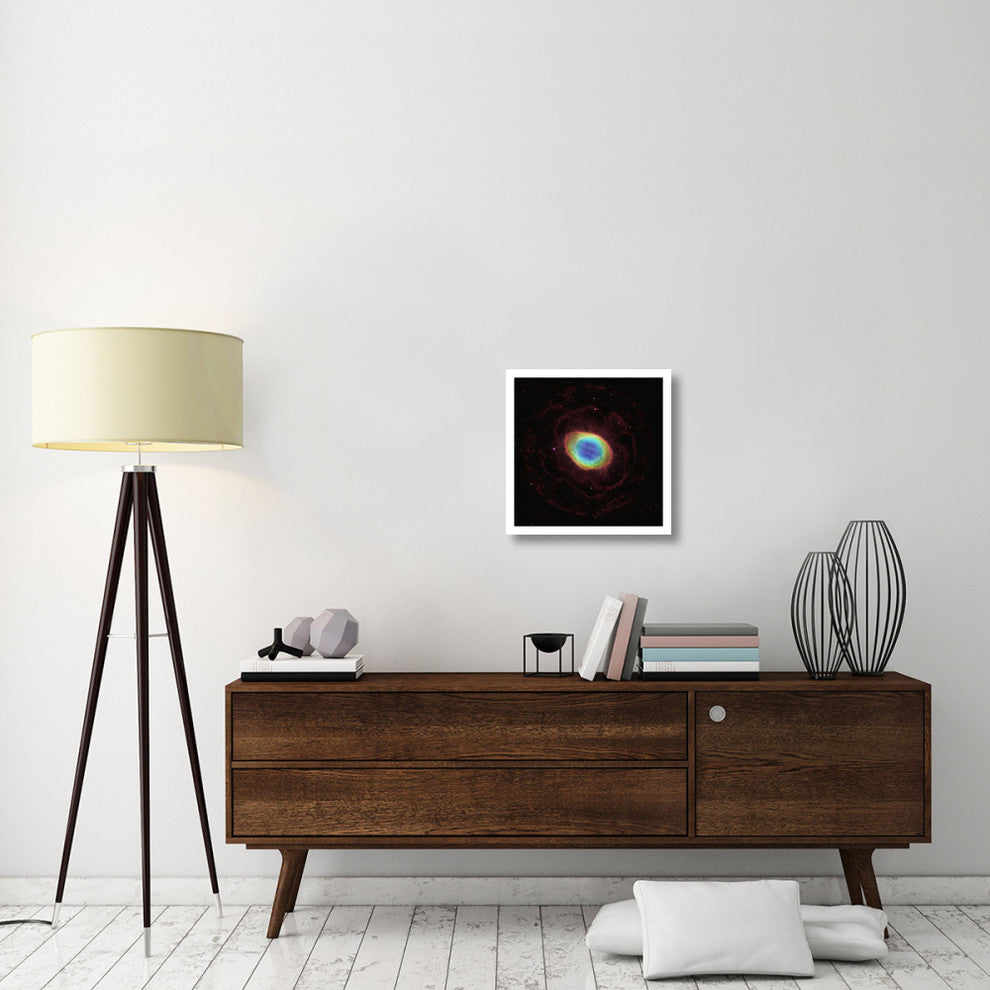 "Hubble Reveals the Ring Nebula's True Shape" Paper Print by NASA, 20"x20"
