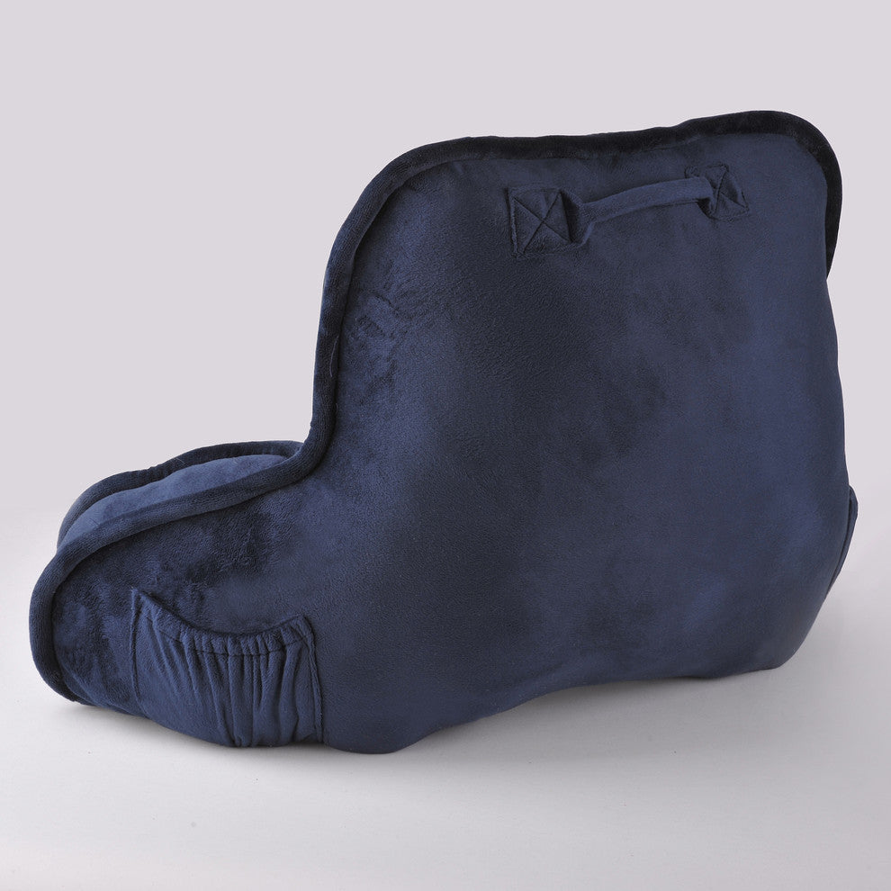 Supersoft Bedrest Lounger Backrest With DIY Filling, Navy