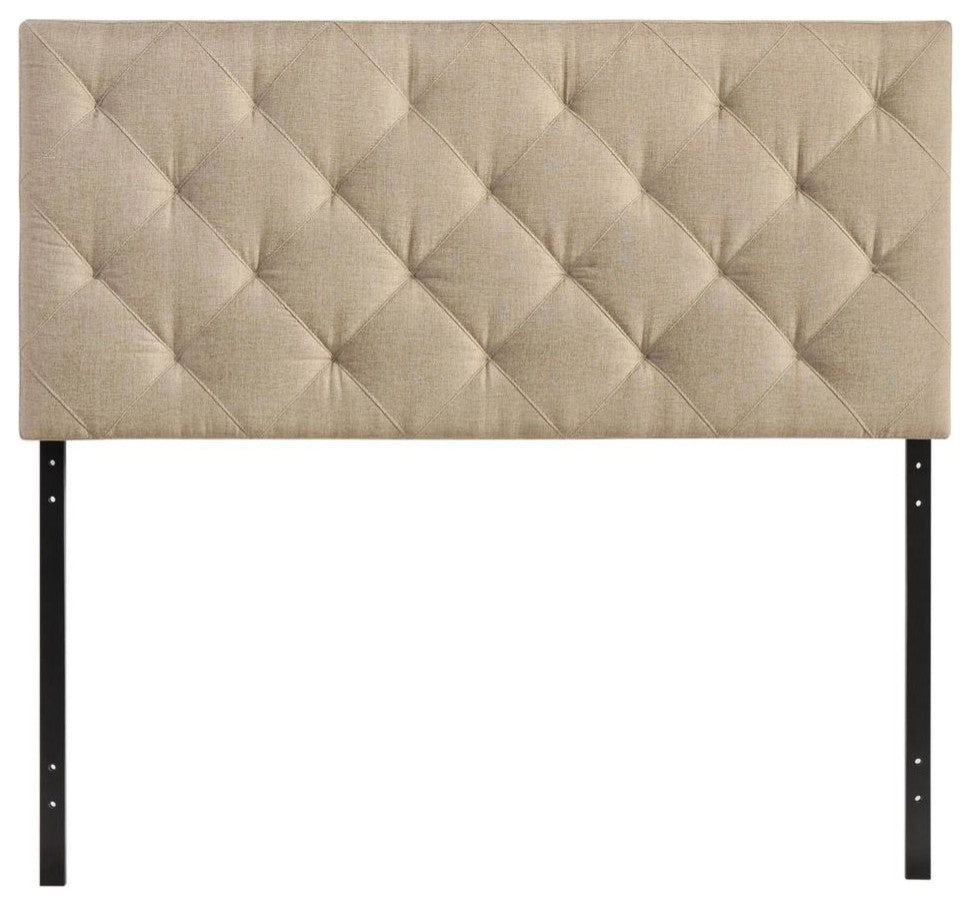 Theodore Queen Upholstered Fabric Headboard